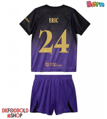 Barcelona Eric Garcia #24 Udebanesæt Børn 2026-27 Kort ærmer (+ korte bukser)